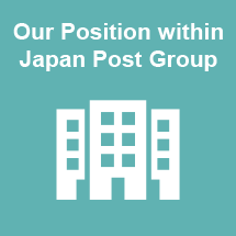 Position within Japan Post Group