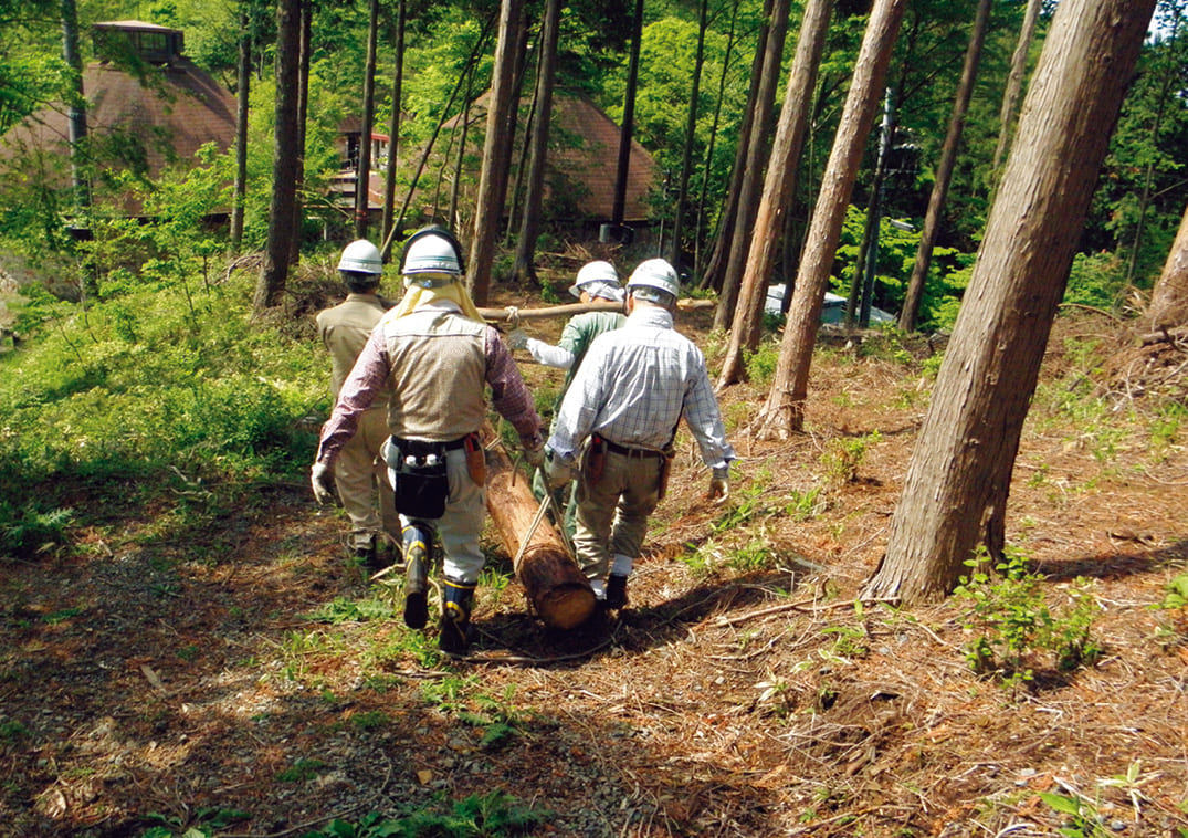 森林の保全に向けた支援