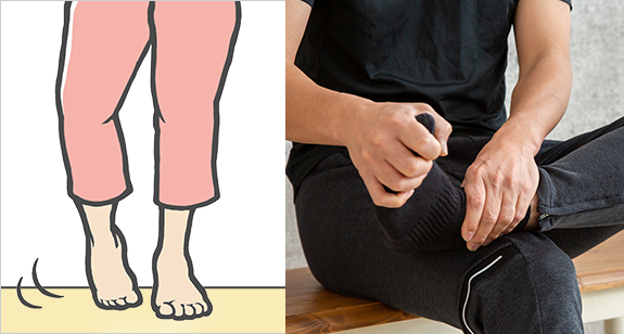 足首回し イメージ