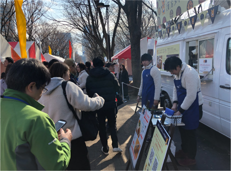 キッチンカーの様子