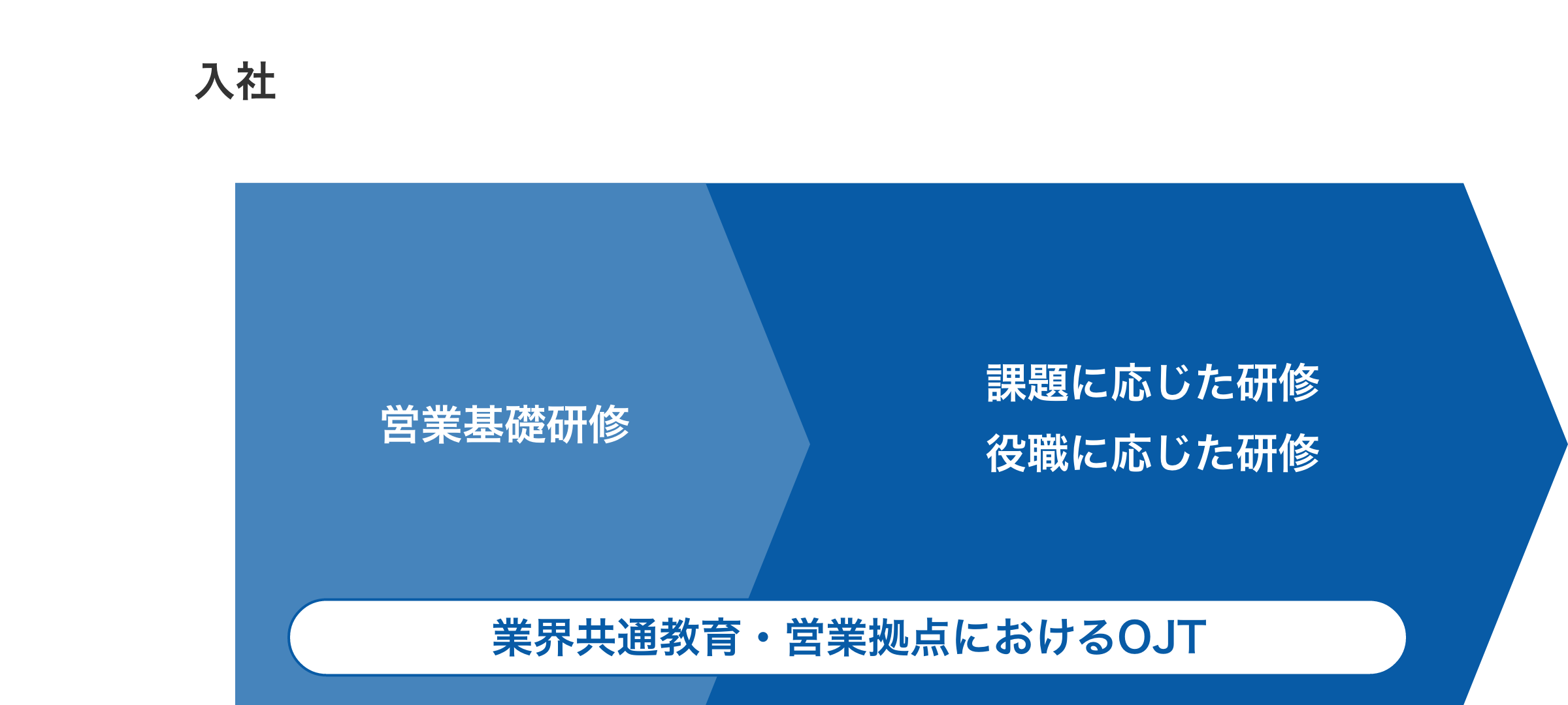 業界共通教育・営業拠点におけるOJT