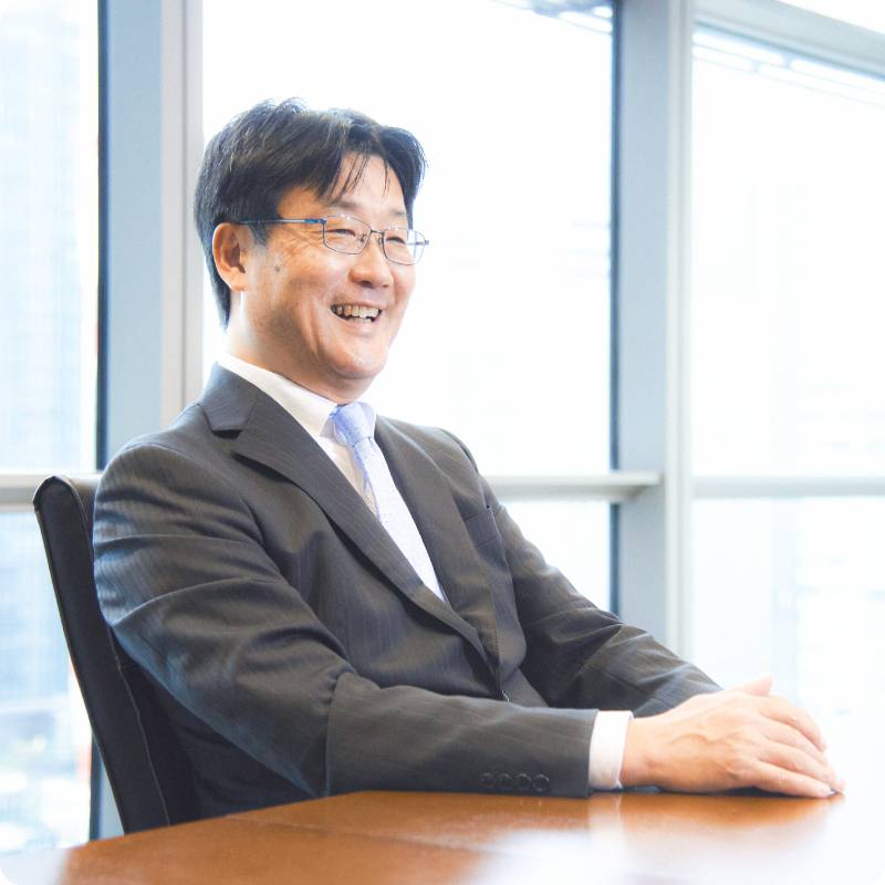 インタビューの様子