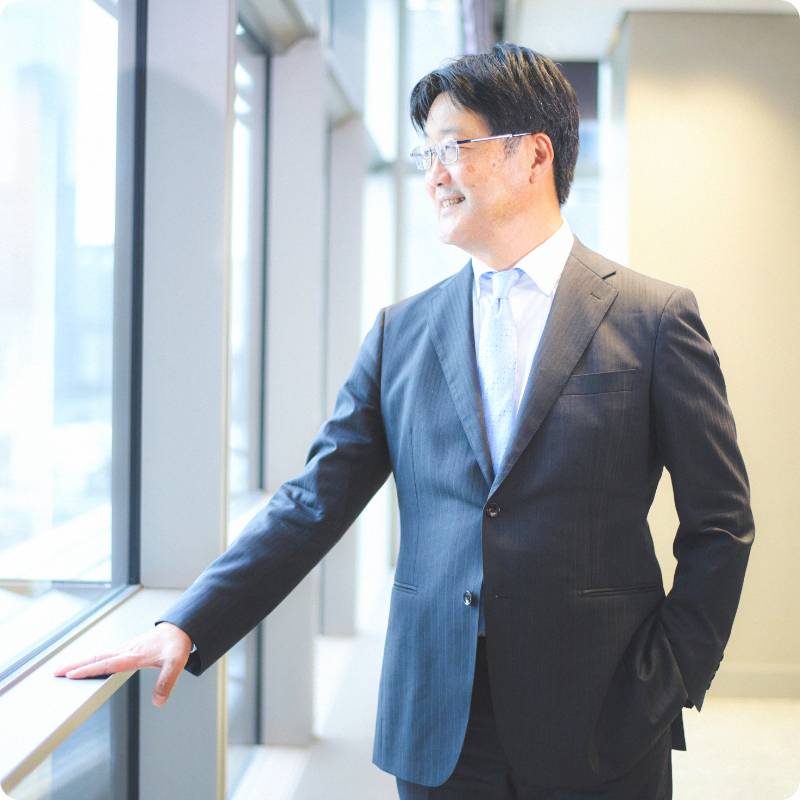 インタビューの様子